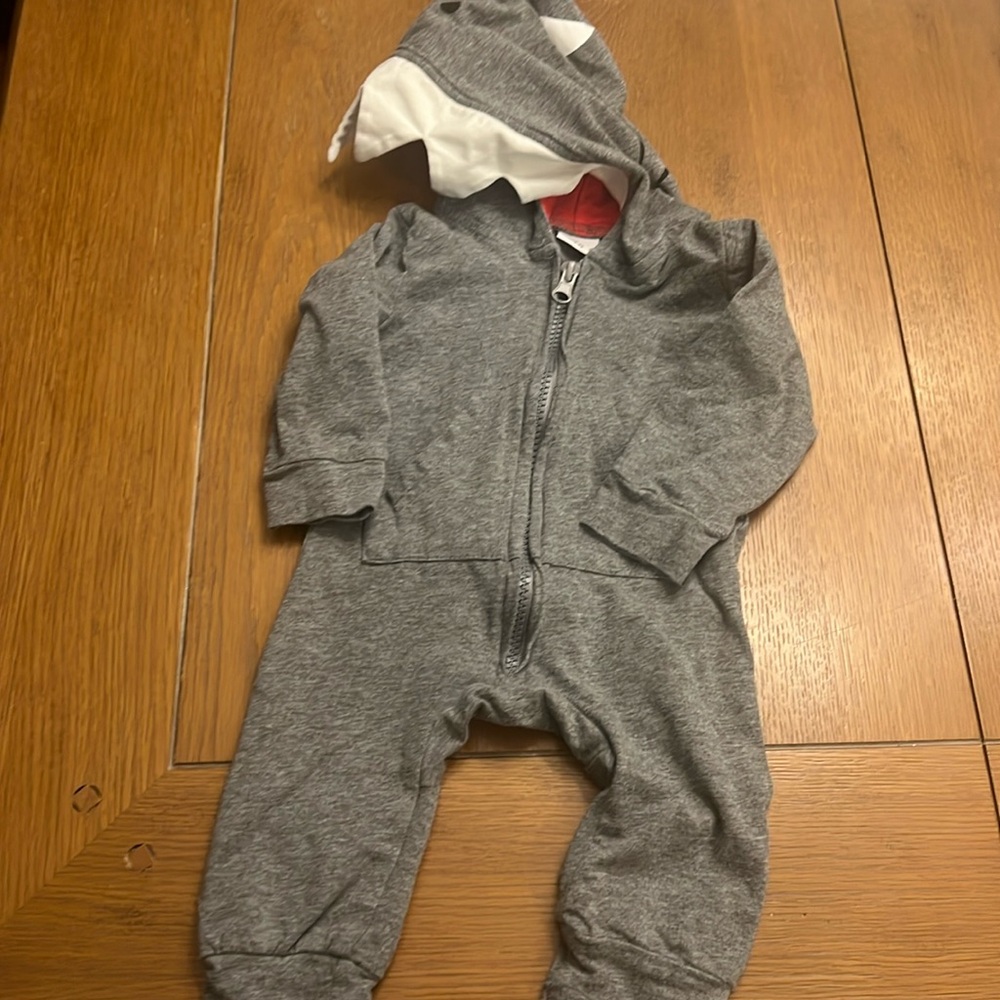 Infants 3 months Shark outfit